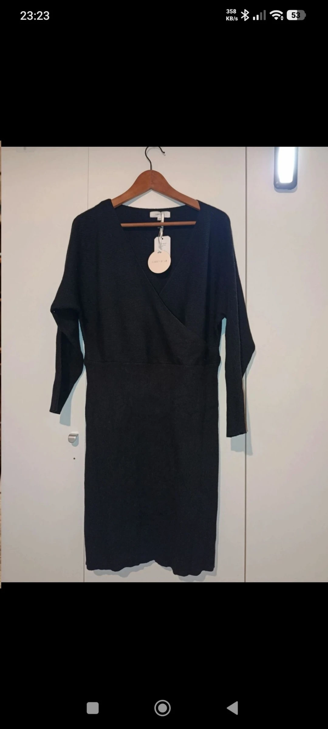 Vestido negro Closet by Ló modelo Grace Knit talla L